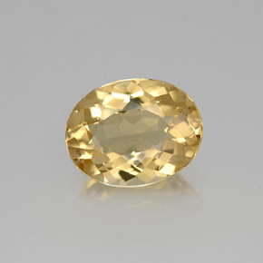 Berilo dorado amarillo natural de 1,92 ct, corte óvalo, VVS-VS