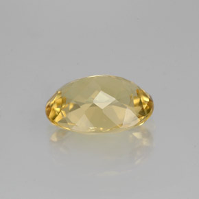 Berilo dorado amarillo natural de 1,92 ct, corte óvalo, VVS-VS