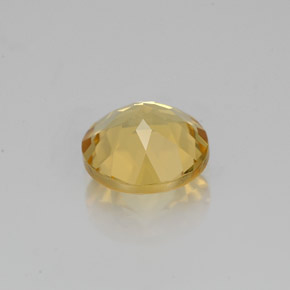 Berilo Dorado Amarillo natural de 1.09 ct, Corte Redondo, VVS-VS