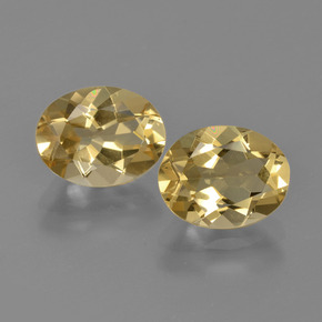 Gemas de berilo dorado dorado natural de 3,69 ct, corte óvalo, VVS