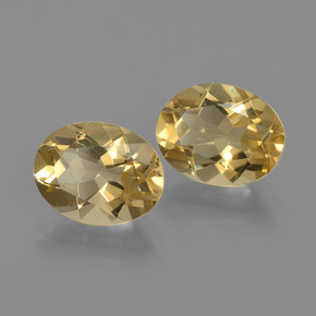 Gemas de berilo dorado dorado natural de 3,69 ct, corte óvalo, VVS