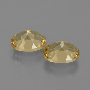 Gemas de berilo dorado dorado natural de 3,69 ct, corte óvalo, VVS
