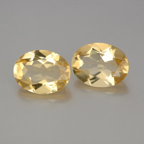 Gemas de Berilo Dorado Dorado natural de 3.29 ct, Corte Óvalo, VVS-VS
