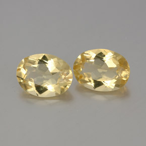 Gemas de berilo dorado amarillo natural de  ct, corte óvalo, VVS