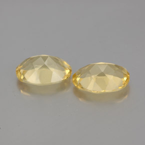 Gemas de berilo dorado amarillo natural de  ct, corte óvalo, VVS