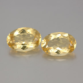 Gemas de Berilo Dorado Amarillo natural de 3.08 ct, Corte Óvalo, VVS