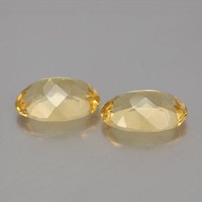 Gemas de Berilo Dorado Amarillo natural de 3.08 ct, Corte Óvalo, VVS