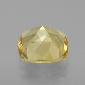 Berilo Dorado Amarillo natural de 2.83 ct, Corte Cojín, VVS
