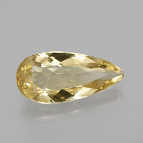 Berilo dorado dorado natural de 2,66 ct, en forma de pera, VS