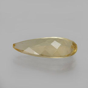 Berilo dorado dorado natural de 2,66 ct, en forma de pera, VS