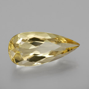 Berilo Dorado Amarillo natural de 2.73 ct, En forma de pera, VVS