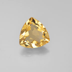 Berilo dorado amarillo natural de 2,61 ct, trillón, VVS