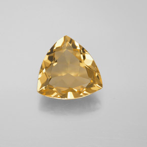 Berilo dorado amarillo natural de 2,67 ct, trillón, VVS