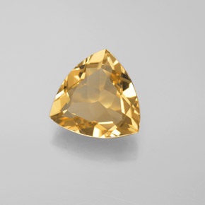 Berilo dorado amarillo natural de 2,67 ct, trillón, VVS