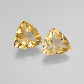 Gemas de berilo dorado amarillo natural de  ct, trillón, VVS