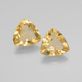 Gemas de berilo dorado amarillo natural de  ct, trillón, VVS