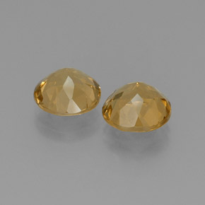 Gemas de berilo dorado amarillo natural de  ct, corte redondo, VS