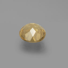 Berilo dorado amarillo natural de 2,34 ct, corte redondo, VVS-VS