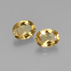 Gemas de berilo dorado amarillo natural de  ct, corte óvalo, VVS