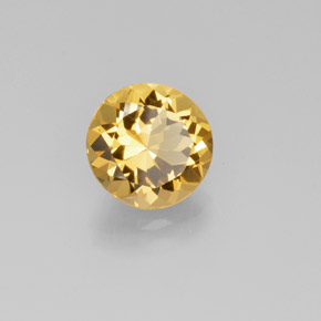 Berilo Dorado Amarillo natural de 2.85 ct, Corte Redondo, VVS
