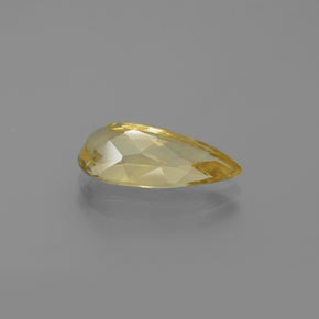 Berilo dorado amarillo natural de 2,12 ct, en forma de pera, VVS