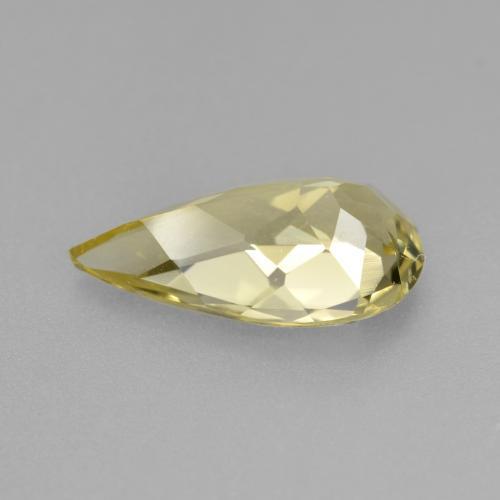 Berilo dorado amarillo natural de 1,94 ct, en forma de pera, VVS