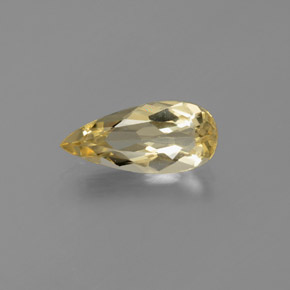 Berilo Dorado Amarillo natural de 1.69 ct, En forma de pera, VVS