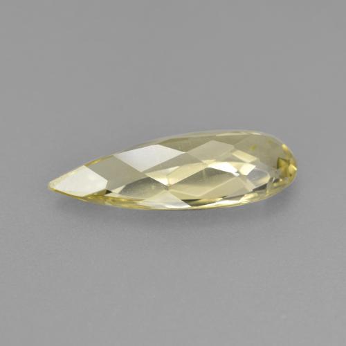 Berilo Dorado Amarillo claro natural de 1.82 ct, En forma de pera, VS