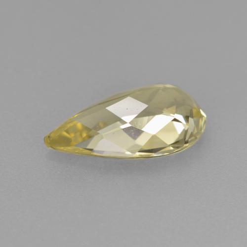 Berilo Dorado Amarillo dijón natural de 1.32 ct, En forma de pera, VVS