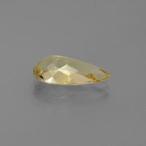 Berilo dorado amarillo natural de 2,13 ct, en forma de pera, VVS