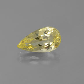 Berilo Dorado Amarillo natural de 2.44 ct, En forma de pera, VVS