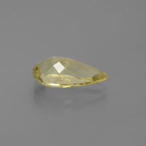 Berilo Dorado Amarillo natural de 2.44 ct, En forma de pera, VVS