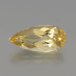 Berilo Dorado Amarillo natural de 4.99 ct, En forma de pera, VVS