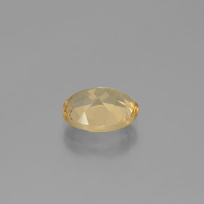 Berilo dorado amarillo natural de 1,72 ct, corte óvalo, VVS