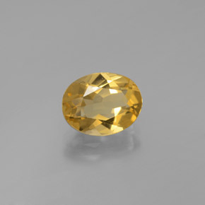 Berilo dorado amarillo natural de 1,83 ct, corte óvalo, VVS