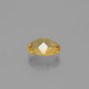 Berilo dorado amarillo natural de 1,83 ct, corte óvalo, VVS