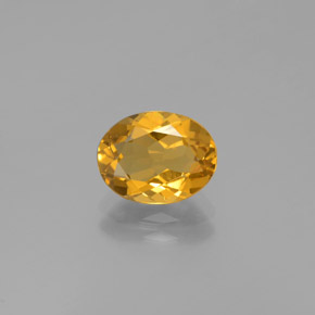 Berilo dorado amarillo natural de 1,70 ct, corte óvalo, VVS-VS