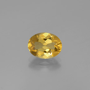 Berilo dorado dorado natural de 1,62 ct, corte óvalo, VVS-VS