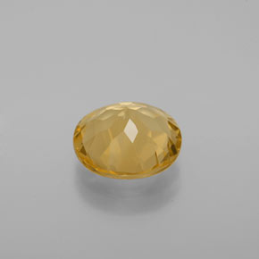 Berilo dorado amarillo natural de 2,98 ct, corte redondo, VS
