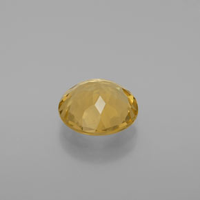 Berilo dorado amarillo natural de 2,70 ct, corte redondo, VVS-VS
