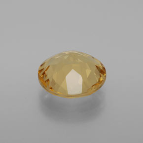 Berilo dorado amarillo natural de 3,20 ct, corte redondo, VVS