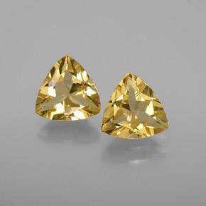 Gemas de berilo dorado amarillo natural de  ct, trillón, VVS-VS
