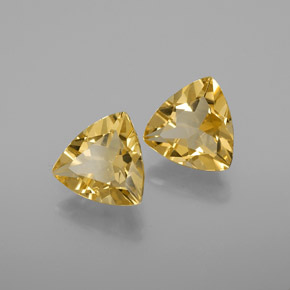 Gemas de berilo dorado amarillo natural de  ct, trillón, VVS-VS