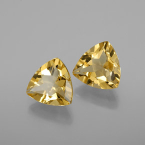 Gemas de berilo dorado amarillo natural de  ct, trillón, VVS-VS