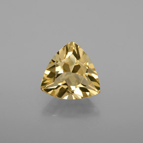 Berilo dorado amarillo natural de 1,35 ct, trillón, VVS-VS