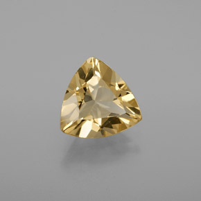 Berilo dorado amarillo natural de 1,35 ct, trillón, VVS-VS