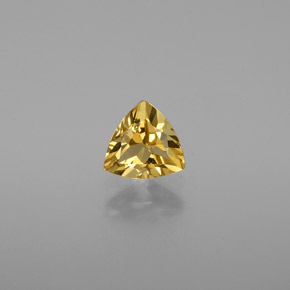 Berilo Dorado Amarillo natural de 0.69 ct, Trillón, VVS-VS
