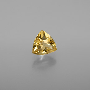 Berilo Dorado Amarillo natural de 0.69 ct, Trillón, VVS-VS