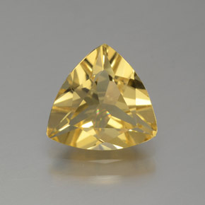 Berilo dorado amarillo natural de 1,28 ct, trillón, VVS