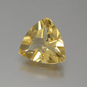 Berilo dorado amarillo natural de 1,28 ct, trillón, VVS